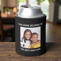 Melhor Pai de Todos Foto Personalizada Preto