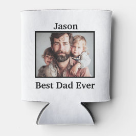 Porta-lata Melhor Pai Personalizar Caucasiano Americano