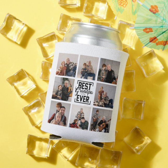 Porta-lata Melhor Vovô, Colagem de Fotografias, Que Pode Resf (Verão in situ)