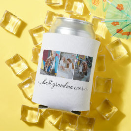 Porta-lata Melhor Vovó Colagem de Fotos Ever 3