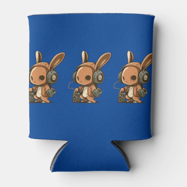 Porta-lata Melódico Bunny: Uma Viagem Musical (Frente)