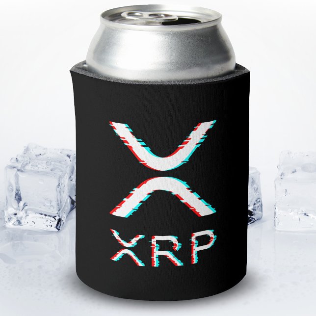 Porta-lata Memória Crypto Currency XRP Glitch Cryptocurrency (Criador carregado)