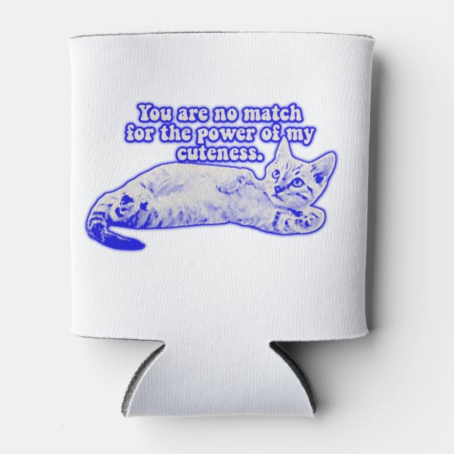 Porta-lata Memória de gato grumpy engraçada para gatinhos e a (Frente)