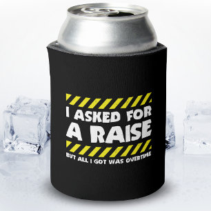 Porta-lata Memória de Trabalho Engraçado - Trabalhando na Fáb