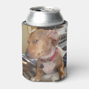 Porta-lata Memória do Cachorro do Lado Negro do Lado Duplo