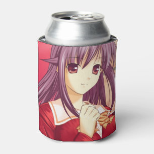 Porta-lata Menina à moda do Anime