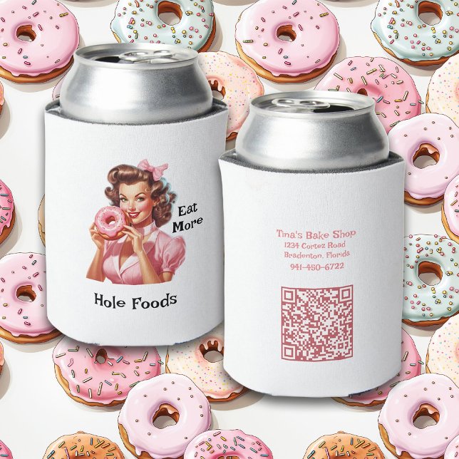 Porta-lata Menina Engraçada Pensada - Coma Mais Comidas De Bu (Criador carregado)