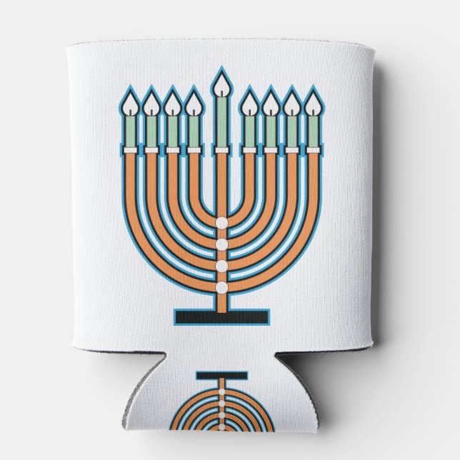 Porta-lata Menorah (Traseira)