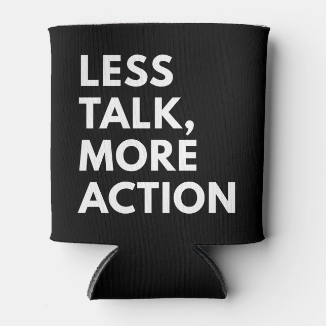 PORTA-LATA MENOS FALA MAIS AÇÃO (Frente)