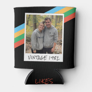 Porta-lata Mens aniversário de 40 anos Vintage 1982 Bandeja d