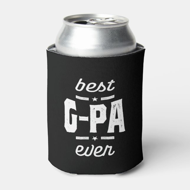 Porta-lata Mens Best G-Pa Ever Gift Avô Gift (Can Front)
