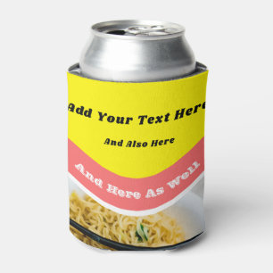 Porta-lata Mensagem Personalizada do Pacote de Noodles Engra