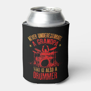 Porta-lata Mente Um Avô Que Também É Um Drummer Engraçado