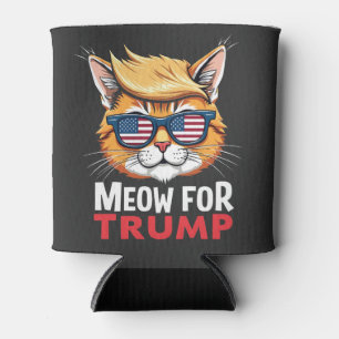 Porta-lata Meow For Trump Cat Kitten Vote