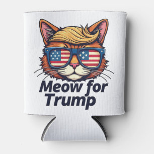 Porta-lata Meow for Trump Torne os Gatos Seguros Novamente El