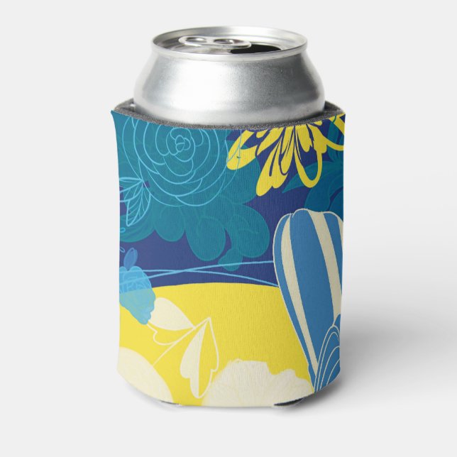 Porta-lata merry christmas, christmas,bird,flowers, nature (Can Back)