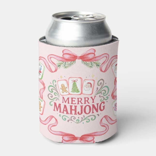 Porta-lata Merry Mahjong | Natal (Can Front)