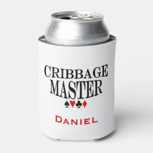 Porta-lata Mestre personalizado de Cribbage