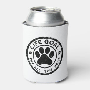 Porta-lata Meta da Vida Acariciar Todos os Cachorros Cópia Có
