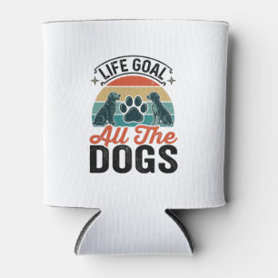 Porta-lata Meta da Vida Todos os Cães Design de Amante de Cãe
