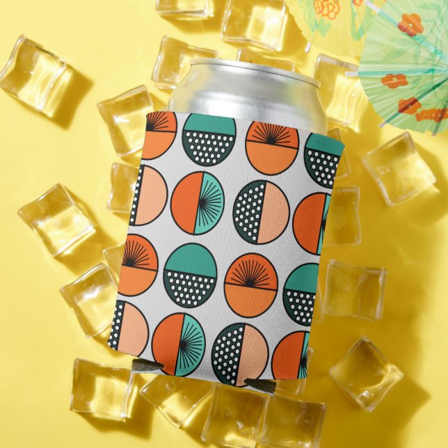 Porta-lata Metades do Círculo Moderno do Século médio (Verão in situ)