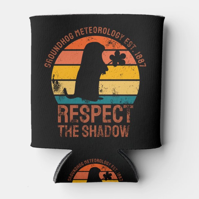 Porta-lata Meteorologia Groundhog Est. 1887 (Frente)