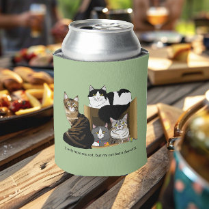 Porta-lata Meu gato tem gatos