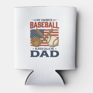 Porta-lata Meu jogador de beisebol favorito me chama de papai
