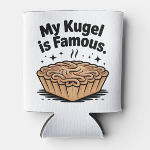 Porta-lata Meu Kugel é famoso e engraçado Hanukkah judeu jude