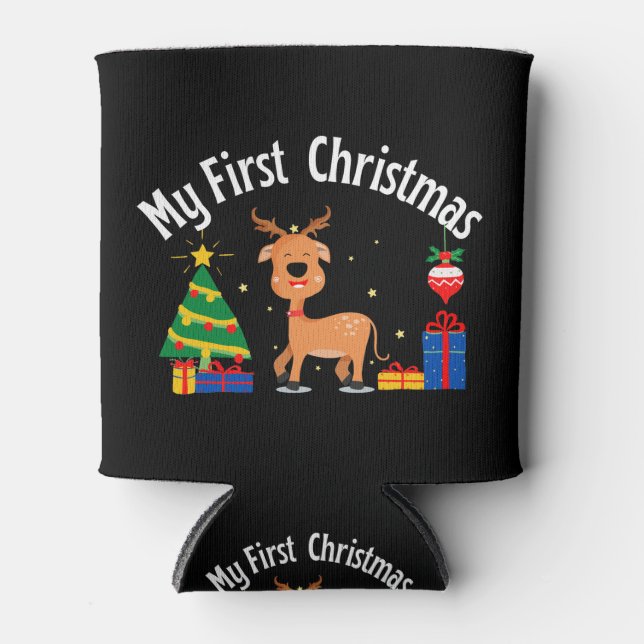 Porta-lata Meu Primeiro Natal (Frente)