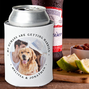 Porta-lata Meus Humanos Estão Casando Foto Personalizada De C