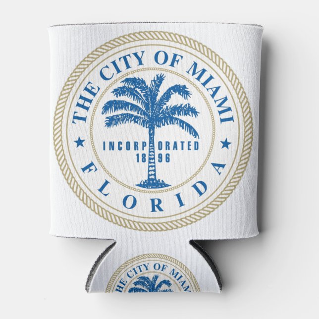 Porta-lata Miami Flórida (Frente)