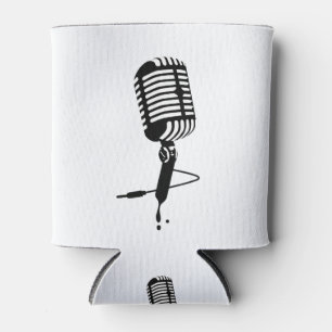 Porta-lata microfone clássico