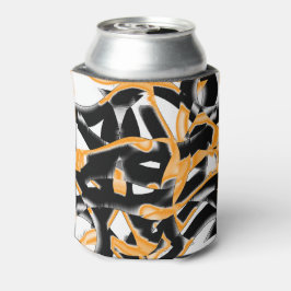 Porta-lata Mídia estranha de fitas queimadas, arranhão branco