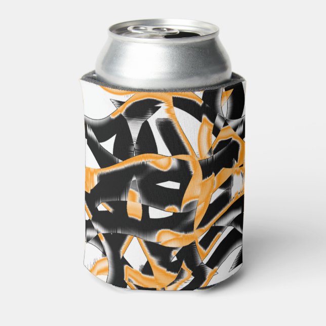 Porta-lata Mídia estranha de fitas queimadas, arranhão branco (Can Back)