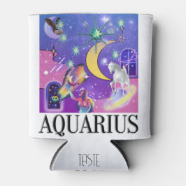 Porta-lata Mikitiez aquarius galáxia verão brilhar cerveja