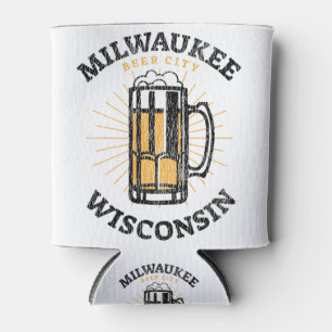 Porta-lata Milwaukee Wisconsin Beer City