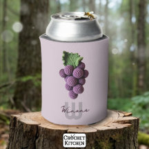 Mínimo Roxo Vovó Chic Crochet Nome