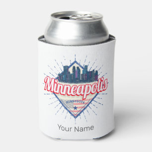 Porta-lata Minneapolis Minnesota USA Skyline Estados Unidos