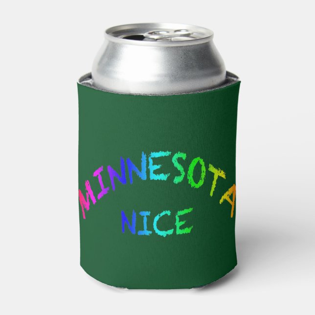 Porta-lata Minnesota Nice Can Cooler (Can Front)