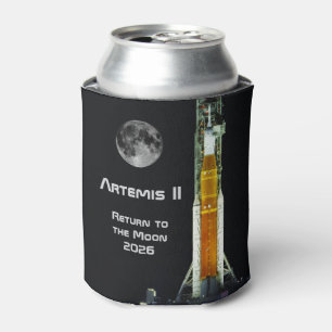 Porta-lata Missão Artemis II na Lua