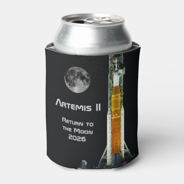 Porta-lata Missão Artemis II na Lua (Can Front)