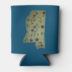 Porta-lata Mississippi State Parks Coozie!