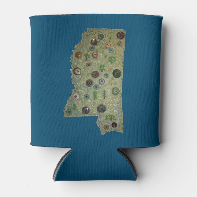 Porta-lata Mississippi State Parks Coozie! (Frente)