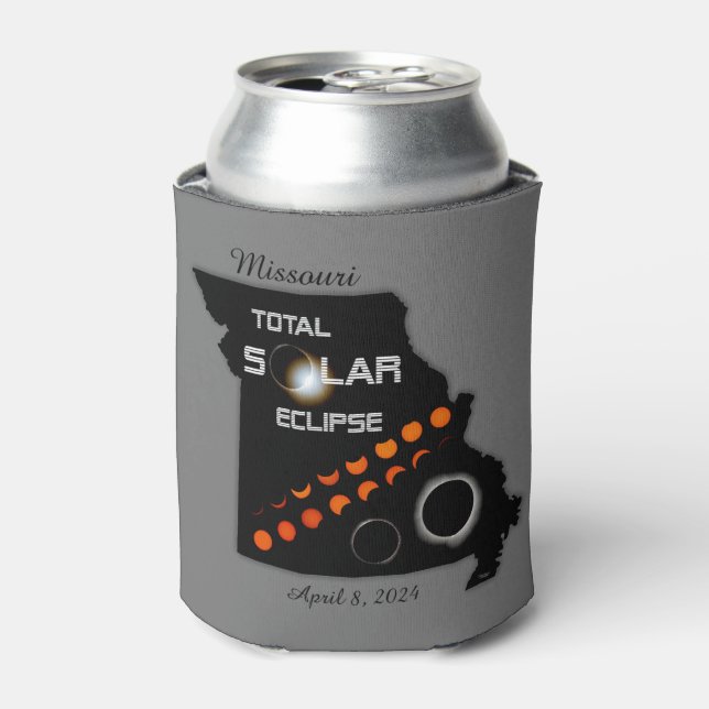 Porta-lata Missouri Solar Eclipse Pode Resfriar (Can Front)