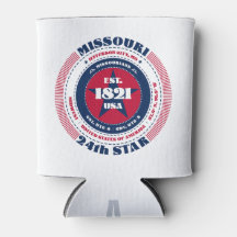 Missouri State Pride Monographic Cooler
