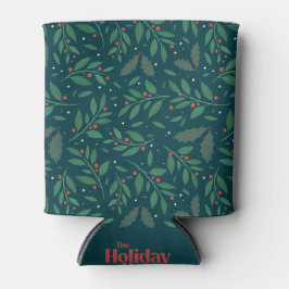 Porta-lata Mistletoe Holly Beefet Cooler