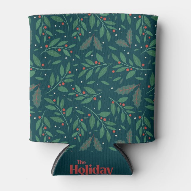 Porta-lata Mistletoe Holly Beefet Cooler (Frente)