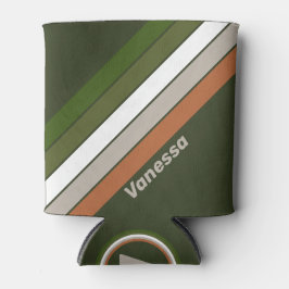 Porta-lata Misty Grove Stripes com Nome