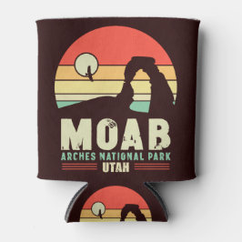 Porta-lata Moab Utah Vintage Desert Sunset Retro Souvenir 60s